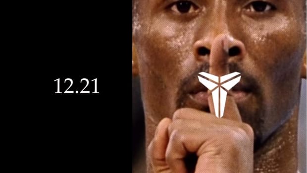 A screenshot of Nike's Instagram story picturing Kobe Bryant.